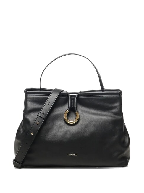 COCCINELLE LISBET Lederhandtasche mit Schultergurt Schwarz - Damentaschen