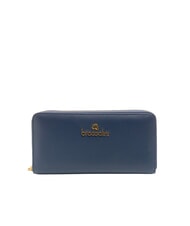 BRACCIALINI BASIC Lederbrieftasche mit Rundum-Rei&szlig;verschluss Blau - Brieftaschen Damen - 1