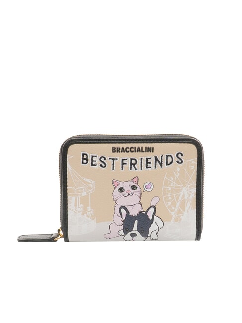 BRACCIALINI ALLROUND BEST FRIENDS Kompakte Geldbörse mit Reißverschluss multi - Brieftaschen Damen