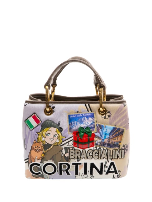 BRACCIALINI CARTOLINE CORTINA Handtasche mit Schulterriemen multi - Damentaschen