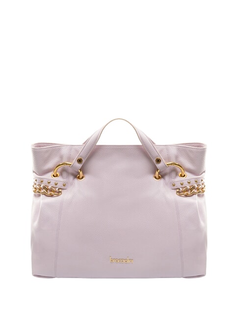 BRACCIALINI NORA Handtasche aus gehämmertem Leder lila - Damentaschen