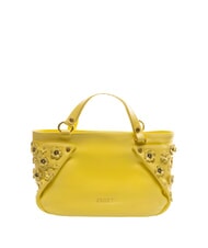 BRACCIALINI SOFIA Lederhandtasche mit kleinen Blumen - Damentaschen