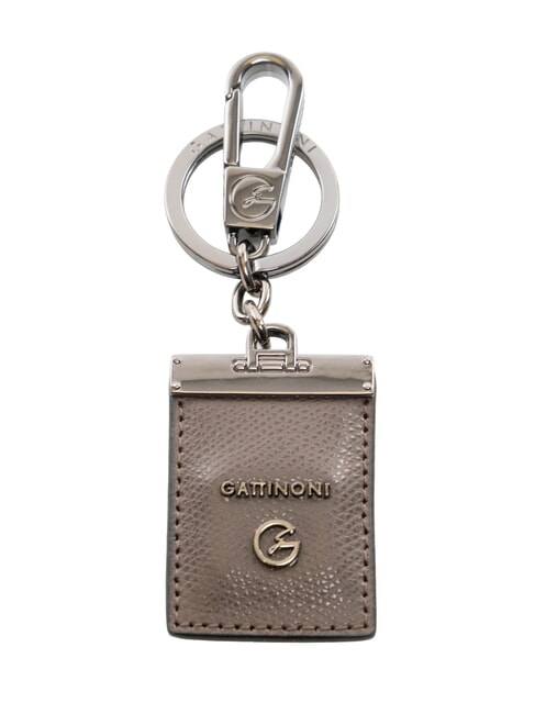 GATTINONI PLANETARIUM Schlüsselanhänger aus Leder dunkelbraun - Schlüsselanhänger und Schlüsseletuis