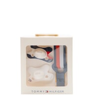 TOMMY HILFIGER TH Set mit 2 Schnullern + Kette - Strampler und Baby-Outfits
