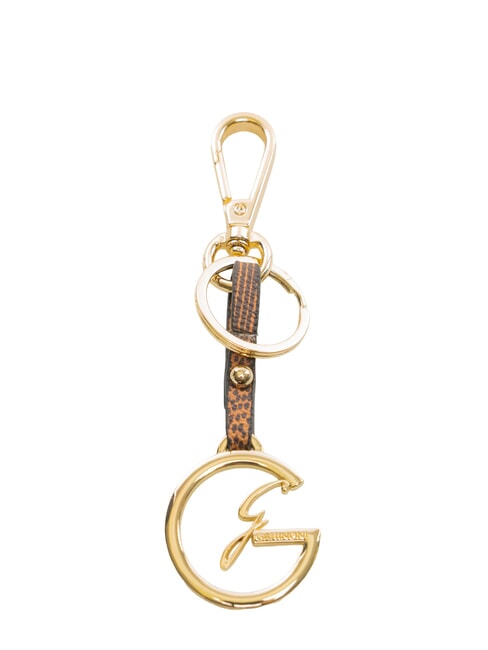 GATTINONI PLANETARIUM Logo-Schlüsselanhänger einfarbige Bräune - Schlüsselanhänger und Schlüsseletuis