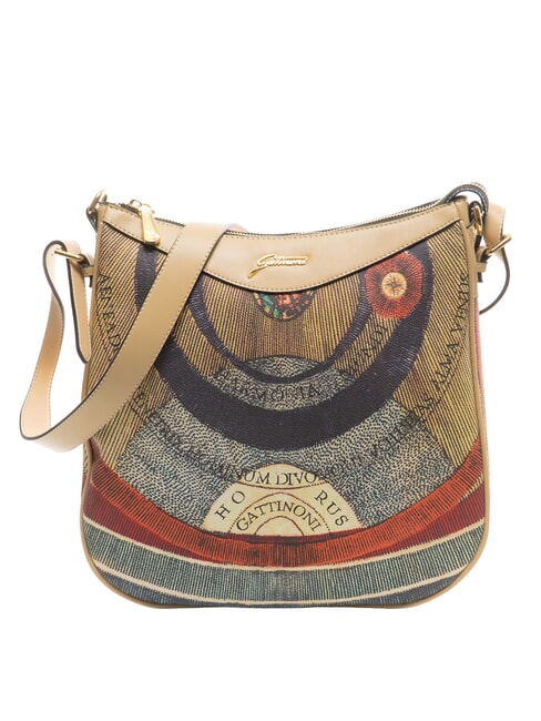 GATTINONI PLANETARIUM Hobo-Schultertasche klassisch/beige - Damentaschen