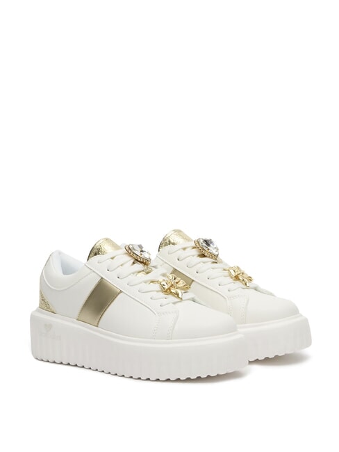 BRACCIALINI TUA Jewel Sneakers Weiß/Gold - Damenschuhe