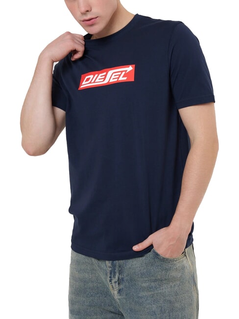DIESEL T-JUST Baumwoll-T-Shirt Finsternis - Herren-T-Shirts