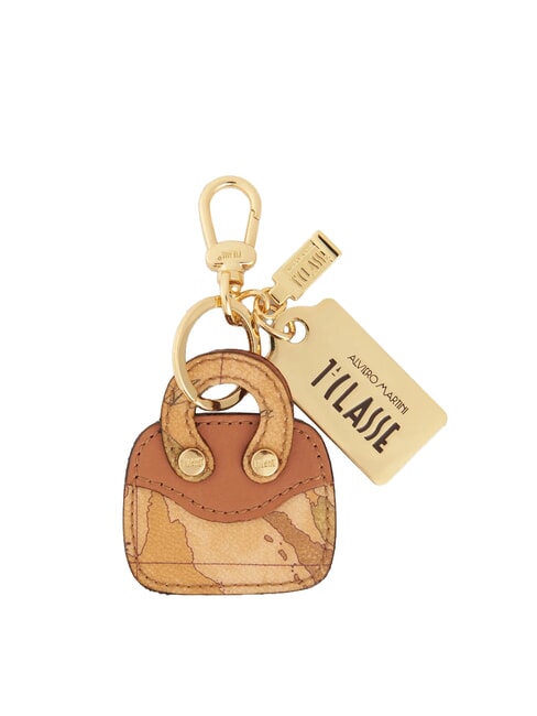 ALVIERO MARTINI PRIMA CLASSE GEO CLASSIC Mini-Taschenanhänger-Schlüsselanhänger NATÜRLICH - Schlüsselanhänger und Schlüsseletuis