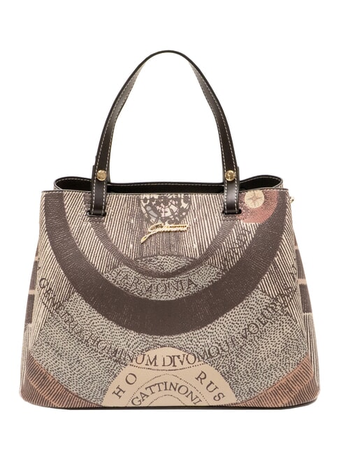 GATTINONI PLANETARIUM Handtasche mit Schulterriemen diana/dunkelbraun - Damentaschen