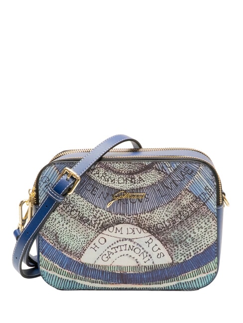 GATTINONI PLANETARIUM Kameratasche Umhängetasche Aquamarin/Marineblau - Damentaschen