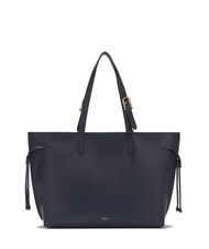 FURLA AVA Gro&szlig;e Einkaufstasche aus Leder Tintenblau + Tintenblau innen. - Damentaschen - 1