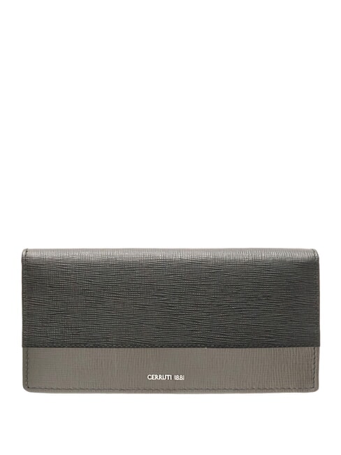 CERRUTI NADIR Saffiano-Ledergeldbörse Blau - Brieftaschen Herren