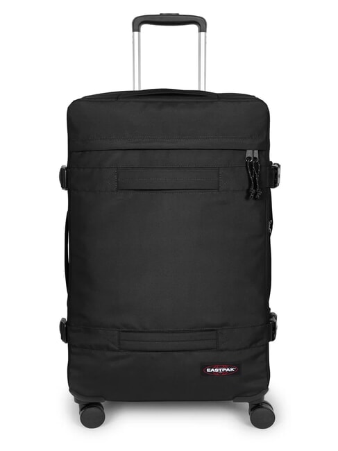 EASTPAK TRANSIT'R 4 XL + Extra großer Einkaufswagen SCHWARZ - Halbharte Trolleys