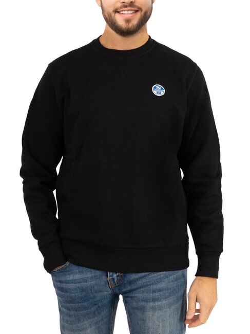 NORTH SAILS PATCH Rundhals-Sweatshirt Schwarz - Sweatshirts Herren