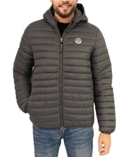 NORTH SAILS PADDED Wattierte Jacke mit Kapuze Asphalt - Daunenjacken für Herren - 1