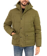 NORTH SAILS PADDED Mittellange Daunenjacke mit Kapuze efeugrün - Daunenjacken für Herren - 1