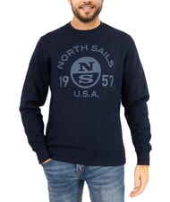 NORTH SAILS LOGO Sweatshirt mit Rundhalsausschnitt und Maxiprint - Sweatshirts Herren