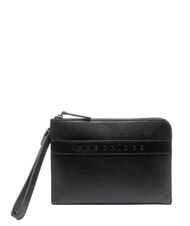 THE BRIDGE GIACOMO Lederclutch schwarz / mattes dunkles Ruthenium - Damentaschen - 1