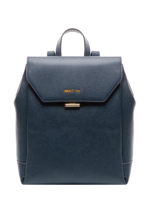 CERRUTI MARIANNE Lederrucksack Blau - Damentaschen