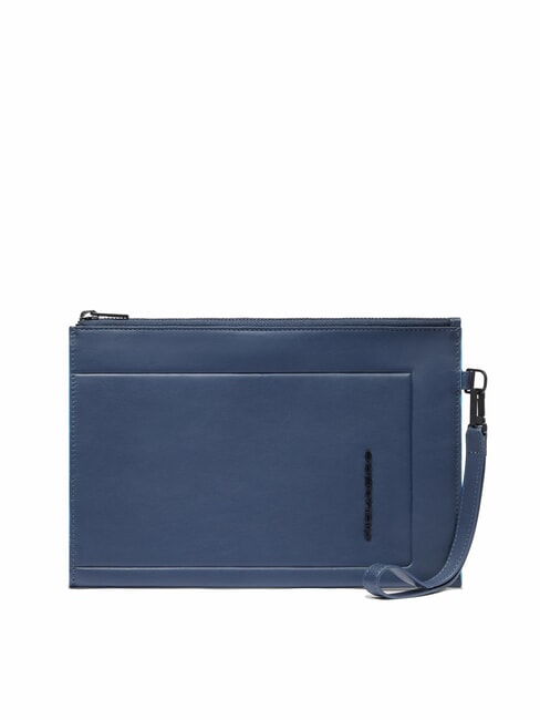 PIQUADRO ATLAS iPad-Tasche aus Leder für Herren Blau - Tablettmappe &amp; Organizer