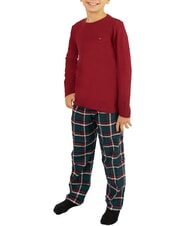 TOMMY HILFIGER TH KIDS Pyjama, Hemd und Hose rg/ gr&uuml;ner globaler Streifen ck - Kinderpyjamas - 1