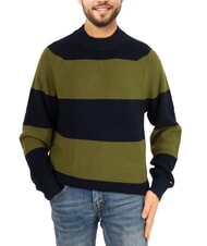 TOMMY HILFIGER TH Pullover aus Wollmischgewebe mit Rundhalsausschnitt - Herrenpullover