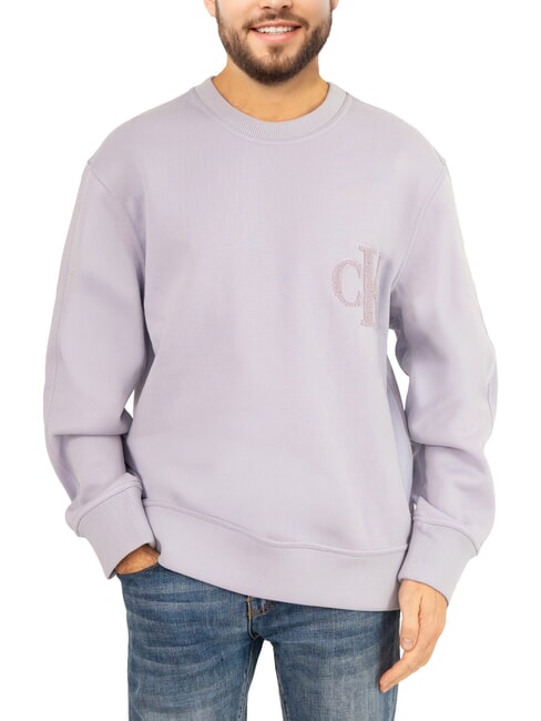 CALVIN KLEIN CK JEANS Rundhals-Sweatshirt Lavendel-Aura - Sweatshirts Herren