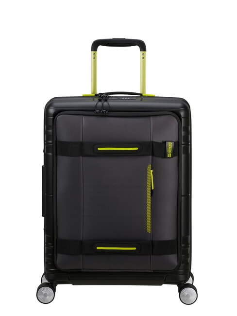 AMERICAN TOURISTER HELLO CABIN Erweiterbarer Handgepäck-Trolley Schwarz/Limette - Handgepäck