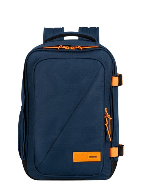 AMERICAN TOURISTER TAKE2CABIN S Underseater-Rucksack ok Ryanair Dunkelmarineblau/Strahlendes Orange - Rucksäcke für Schule &amp; Freizeit