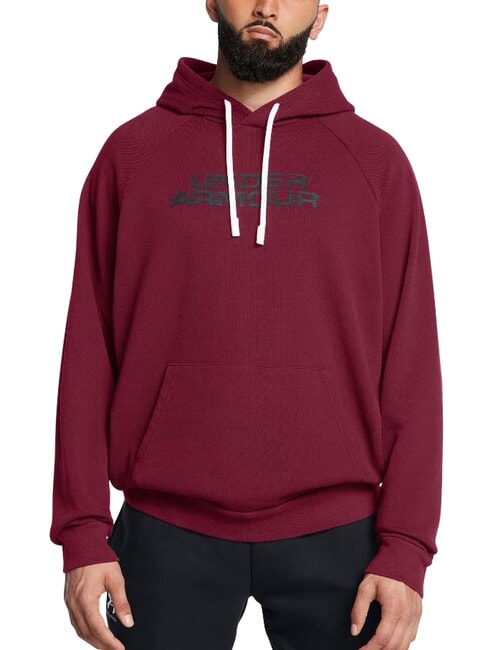 UNDER ARMOUR FLC TXTR Kapuzenpullover Kardinal - Sweatshirts Herren