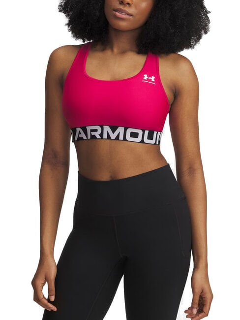 UNDER ARMOUR HG MID Sport-BH schattiertes Fuchsia - BHs Damen