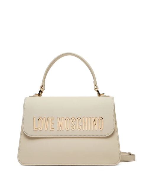 LOVE MOSCHINO BOLD LOVE Handtasche mit Schulterriemen Elfenbein - Damentaschen