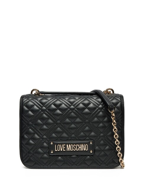 LOVE MOSCHINO QUILTED Schultertasche, Umhängetasche Schwarz - Damentaschen