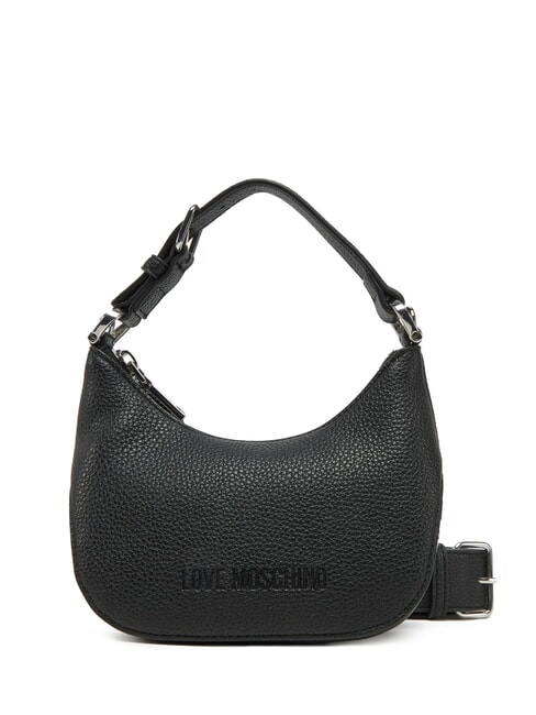 LOVE MOSCHINO GIANT Mini-Handtasche mit Schulterriemen Schwarz Schwarz - Damentaschen