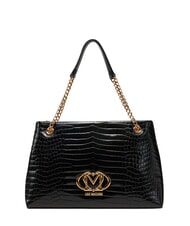 LOVE MOSCHINO SHINY CROCO Schultertasche - Damentaschen