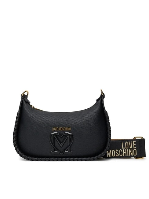 LOVE MOSCHINO BRAIDED Umhängetasche Schwarz - Damentaschen