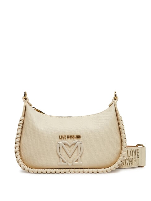 LOVE MOSCHINO BRAIDED Umhängetasche Elfenbein - Damentaschen