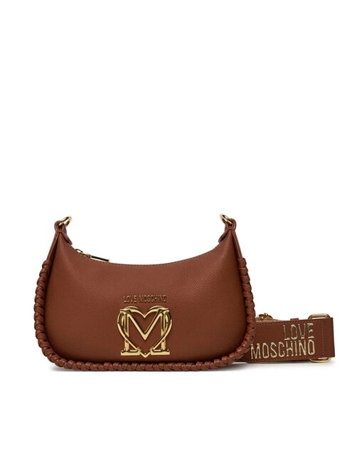 LOVE MOSCHINO BRAIDED Umhängetasche Kamel - Damentaschen