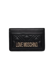 LOVE MOSCHINO QUILTED Gesteppter flacher Kartenhalter - Brieftaschen Damen