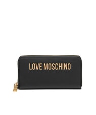 LOVE MOSCHINO LAMINATED BOLD LOVE Große Geldbörse mit Armband - Brieftaschen Damen