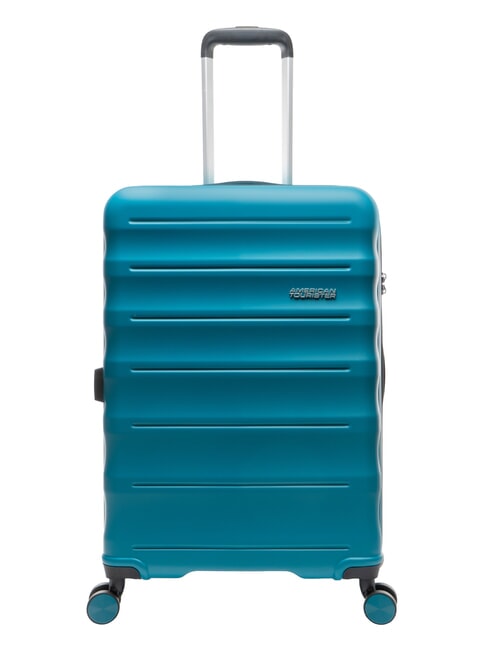 AMERICAN TOURISTER SPEEDLINK Mittelgroßer Trolley blaugrün - Harte Trolleys
