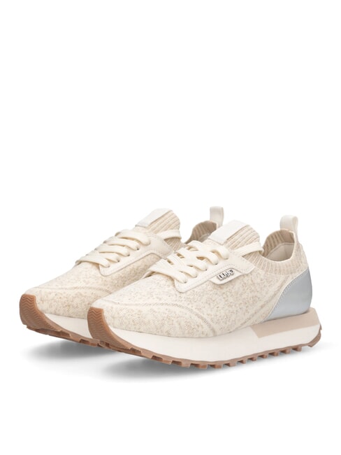 LIUJO EVELYN 916 Socken-Sneakers Milch - Damenschuhe