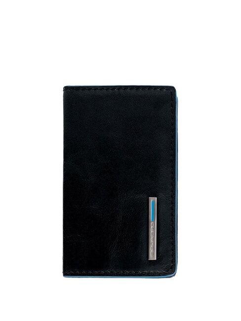 PIQUADRO BLUE SQUARE Visitenkartenetui aus Leder Schwarz - Tablettmappe &amp; Organizer