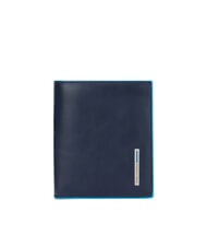 PIQUADRO BLUE SQUARE Vertikale Lederbrieftasche - Brieftaschen Herren