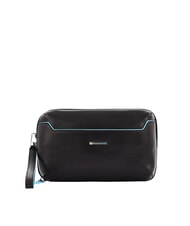 PIQUADRO BLUE SQUARE Organisierte Clutch aus Leder - Tablettmappe &amp; Organizer