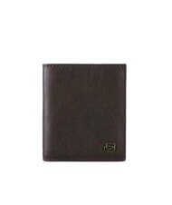 PIQUADRO BLACK SQUARE  Vertikale Lederbrieftasche MORO - Brieftaschen Herren - 1