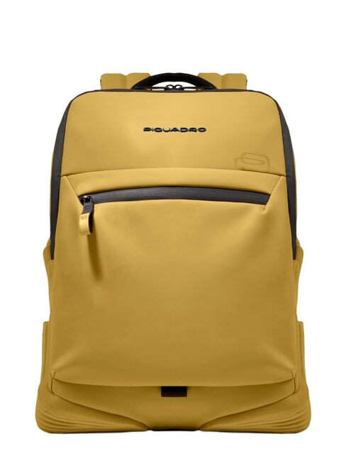 PIQUADRO CORNER SPECIALE GOMMATO  14" PC-Rucksack Gelb - PC-Rucksäcke