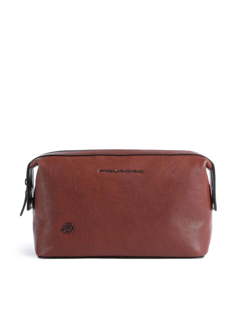 PIQUADRO BLACK SQUARE Kosmetiketui aus Leder LEDER - Beauty-Case