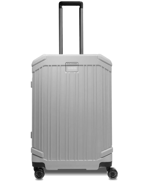 PIQUADRO POP Mittlerer Trolley Weiß - Harte Trolleys